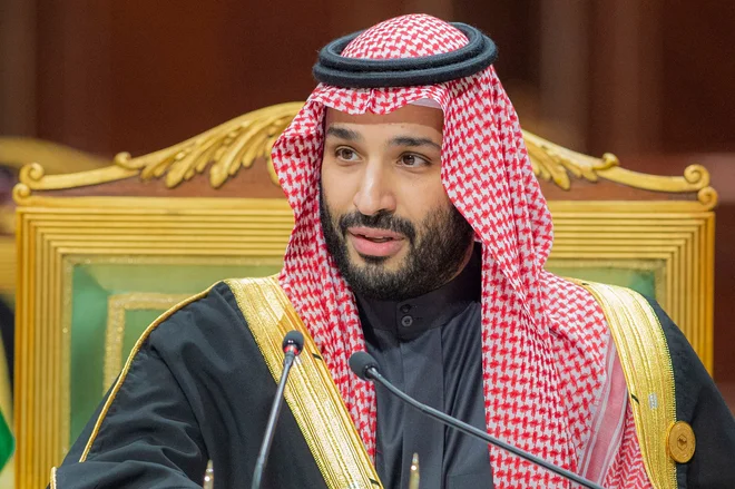 Obdobje, ko bo nafta dražja, želi Mohamed bin Salman izkoristiti za sanacijo državnih financ. FOTO: Bandar Al-jaloud/AFP
