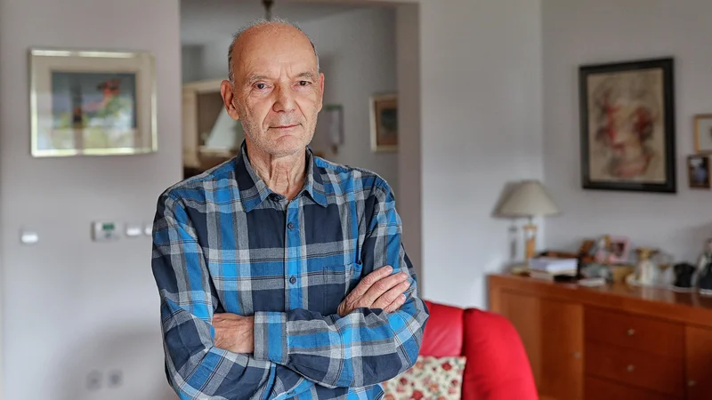 Fotografija: Edvard Krajnc je večino aktivne delovne dobe deloval v Ljubljanskih mlekarnah. FOTO Blaž Samec/Delo
