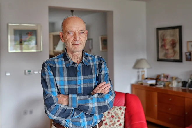 Edvard Krajnc je večino aktivne delovne dobe deloval v Ljubljanskih mlekarnah. FOTO Blaž Samec/Delo
