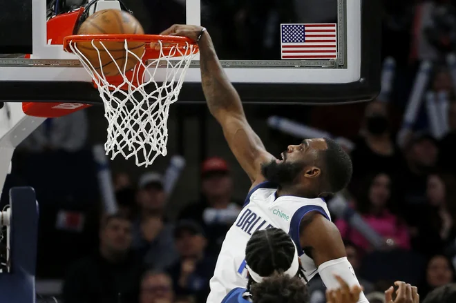 Tim Hardaway ml. je bil z 28 točkami strelec tekme, vendar je Dallas izgubil. FOTO: Bruce Kluckhohn/USA Today Sports
