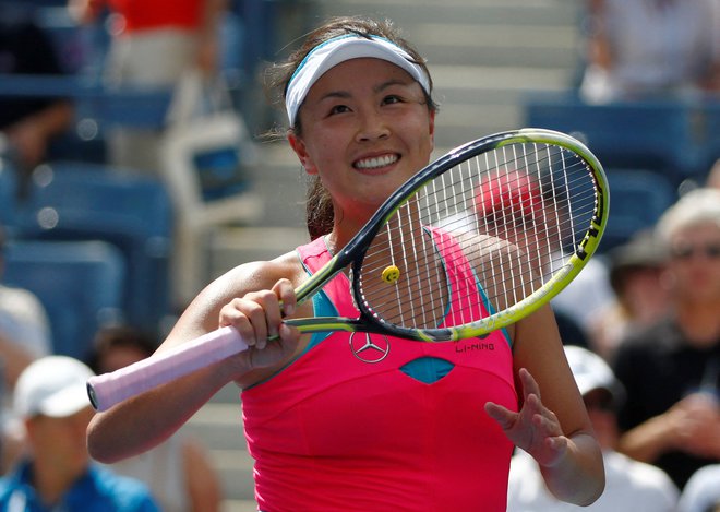 Peng Shuai ne igra več aktivno tenisa. FOTO: Adam Hunger/ Reuters
