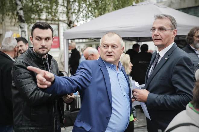Kazenski pregon&nbsp;proti Francu Kanglerju je bil zelo verjetno politično motiviran, trdijo v SDS. FOTO:&nbsp;Uroš Hočevar/Delo
