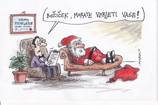 Karikatura: Marko Kočevar
