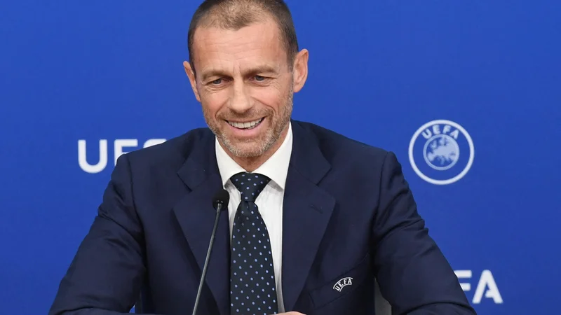 Fotografija: Aleksander Čeferin (na fotografiji) med decembrsko novinarsko konferenco v Nyonu. FOTO: Reuters