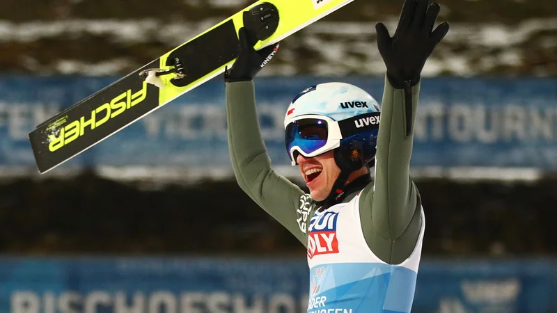 Fotografija: Kamil Stoch (na fotografiji) je januarja letos poskrbel, da je zlati orel ostal v poljskih rokah. FOTO: Lisi Niesner/Reuters