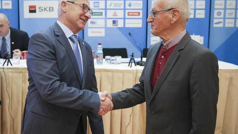 Fotografija: Na letošnjih olimpijskih igrah smo dobili več naslednikov Mira Cerarja (desno), naslednje leto bo dobil naslednika tudi prvi mož OKS Bogdan Gabrovec. FOTO: Jože Suhadolnik