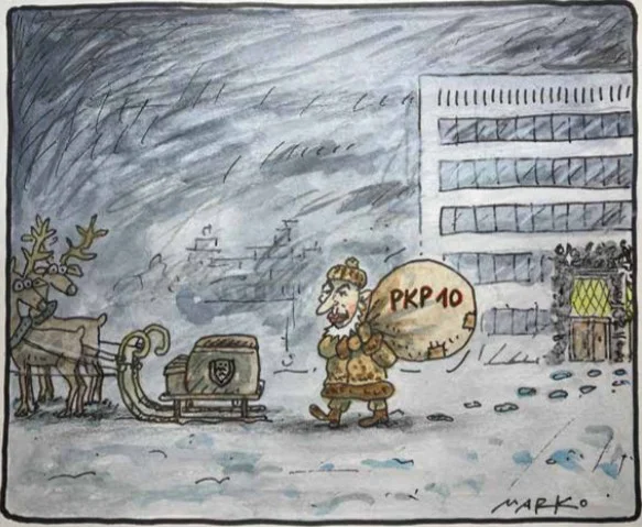KARIKATURA: Marko Kočevar/Delo
