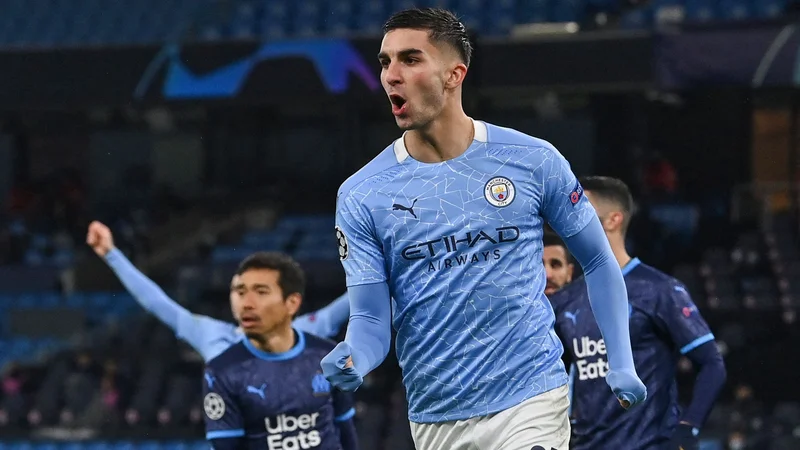 Fotografija: Ferran Torres se bo golov zdaj veselil v dresu Barcelone. FOTO: Paul Ellis/AFP