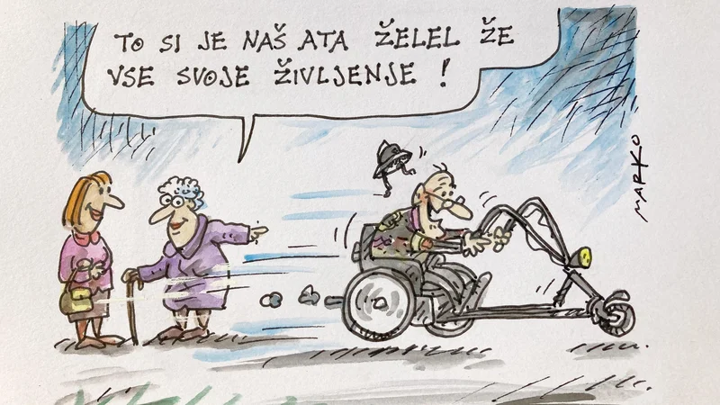 Fotografija: Karikatura Marko Kočevar