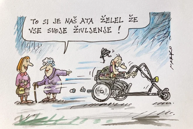 Karikatura Marko Kočevar
