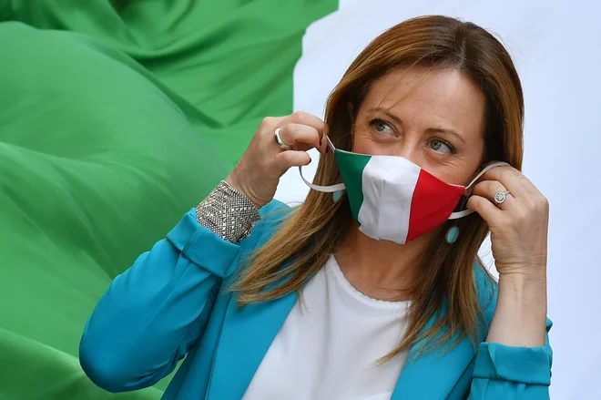 Italija beleži rekordno število okužb. FOTO: Alberto Pizzoli/AFP
