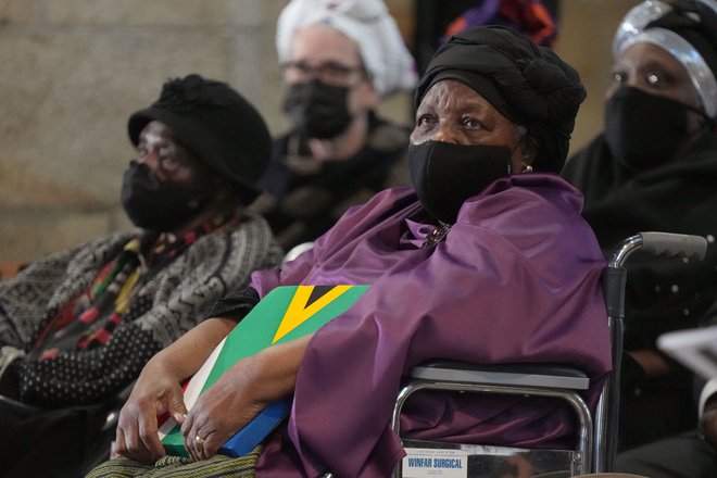 Leah Tutu, vdova Desmonda Tutuja. FOTO: Nic Bothma/Afp
