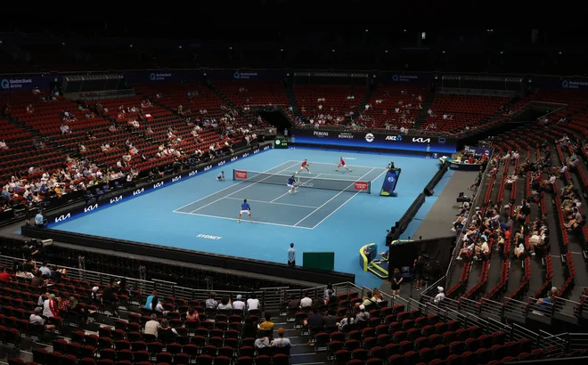 Moške reprezentance za pokal ATP v Sydneyju se bodo do 9. t. m. merile za zajetno denarno nagerado. FOTO: Asanka Brendon Ratnayake/Reuters
