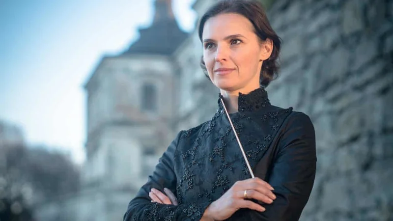 Fotografija: Oksana Lyniv je poleti navdušila na Wagnerjevem festivalu v Bayreuthu. FOTO: Oleh Pavliuchenkov