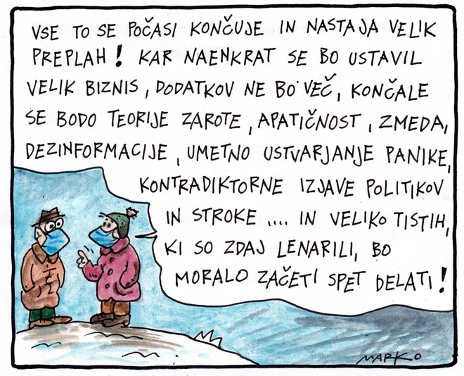 KARIKATURA: Marko Kočevar/Delo
