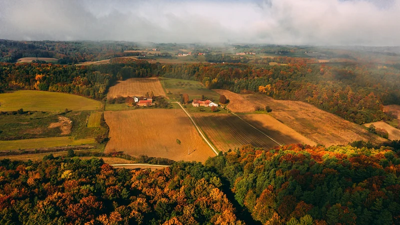 Fotografija: V odmaknjeni dolini Prosečke vasi na Goričkem bo kmalu zaživela domačija Goričko homes. FOTO: Tadej Ajlec