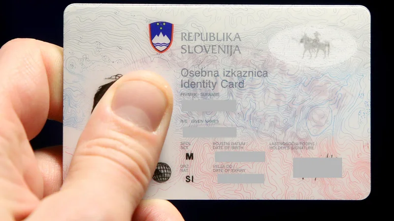 Fotografija: Izkazal se je s slovensko osebno izkaznico. FOTO: Marko Feist