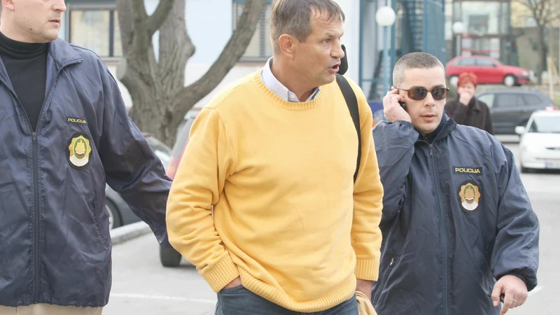 Fotografija: Pred skoraj 14 leti so kriminalisti aretirali Rada Snežiča. FOTO: Tadej Regent/Delo