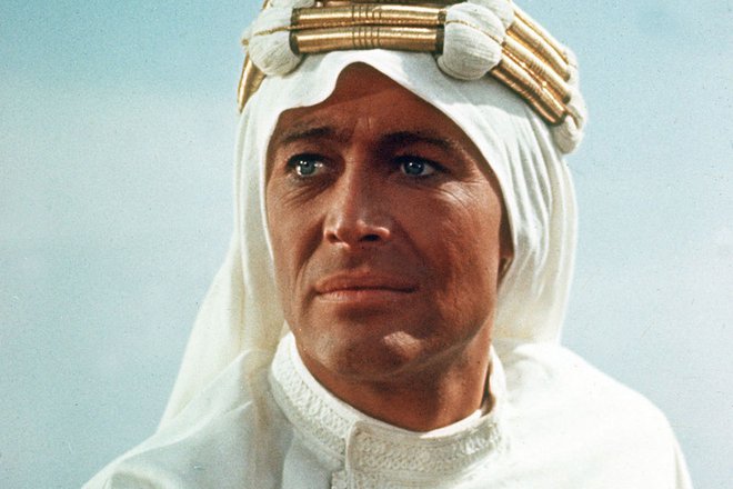 Peter O'Toole je zaigral v epski drami Lawrence Arabski. FOTO: Britannica
