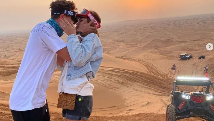 Fotografija: Lando Norris dopustuje v Dubaju. FOTO: instagram
