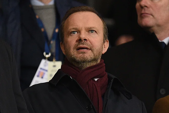Po šestanjstih letih se bo s 1. februarjem poslovil od izvršilnih funkcij eden od najpomembnejših mož najbogatejšega angleškega kluba Manchester United Ed Woodward. FOTO: Oli Scarff/AFP
