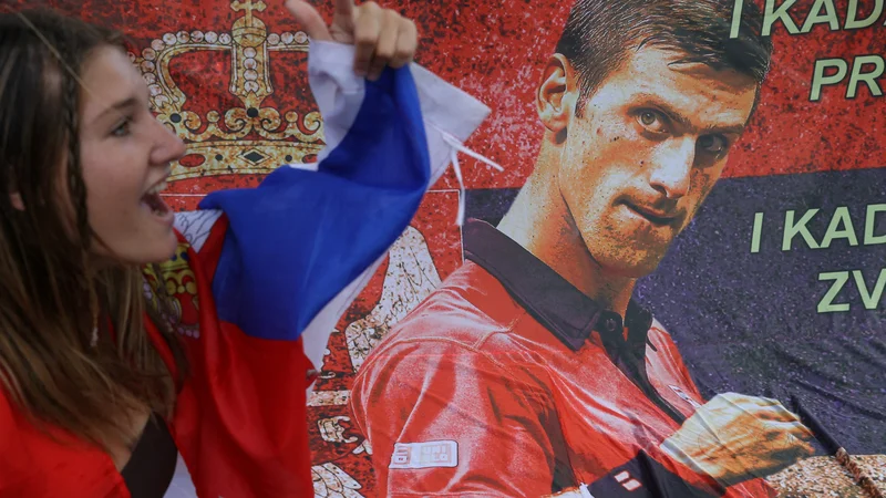 Fotografija: Odpor proti cepljenju Novaka Đokovića nenavaden za teniškega igralca. FOTO: Loren Elliott/Reuters