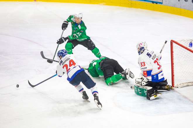 Ljubljanski hokejisti so izpustili nekaj tekem zavoljo pandemije koronavirusa. FOTO: Voranc Vogel
