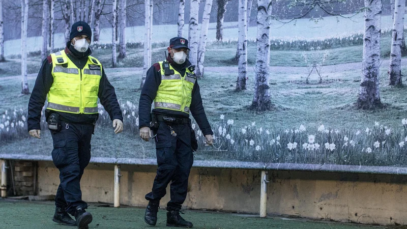Fotografija: Na delovanje mestnih redarjev je leta 2020 močno vplival izbruh epidemije, saj je bilo gibanje ljudi omejeno, manj je bilo prometa in kršitev. FOTO: Voranc Vogel/Delo