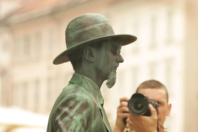 Plečnik si je privoščil popolnoma svobodno načrtovanje, in je mesto vzpostavil na novo. FOTO: Jure Eržen/Delo

