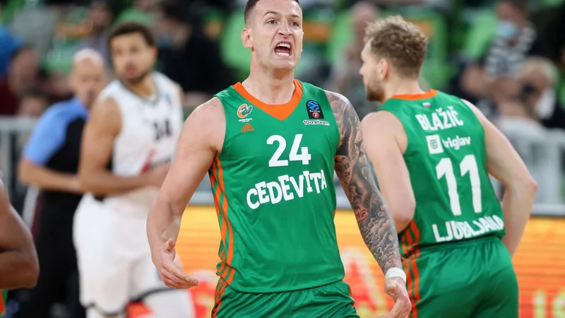 Fotografija: Alen Omić in soigralci pri Cedeviti Olimpiji bodo morali počakati na naslednje izzive. FOTO: Cedevita Olimpija