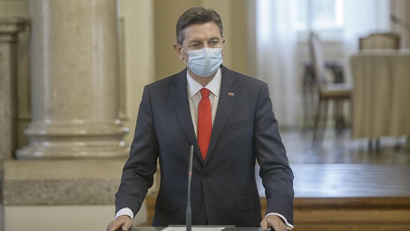 Fotografija: Predsednk Borut Pahor se bo moral odločiti, katerega viceguvernerskega kandidata bo predlagal državnemu zboru. Foto Blaž Samec
