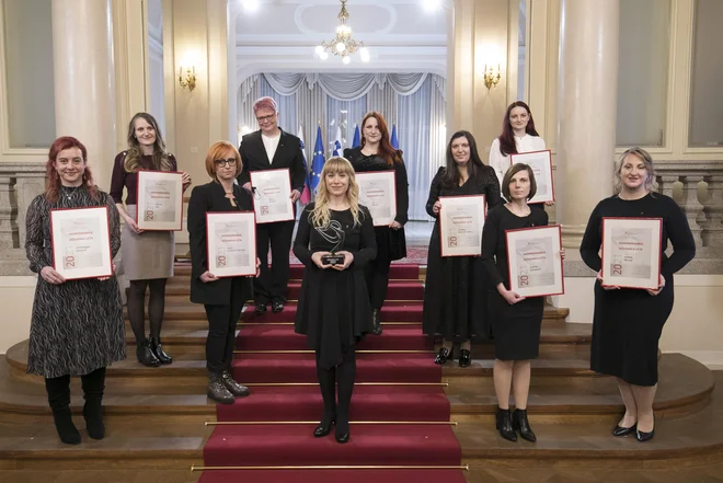 Nominiranke za inženirko leta 2021 FOTO: Andrej Križ
