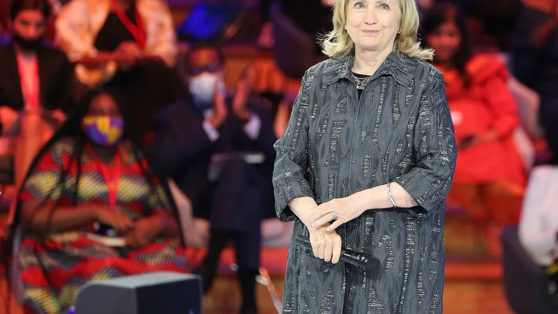 Fotografija: Hillary Clinton je leta 2016 izgubila proti Donaldu Trumpu. Foto Jonathan Rebboah/Reuters
