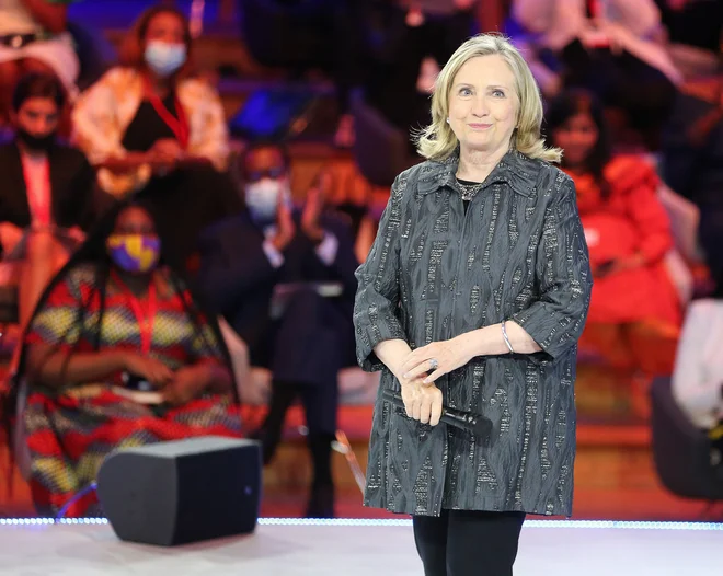 Hillary Clinton je leta 2016 izgubila proti Donaldu Trumpu. Foto Jonathan Rebboah/Reuters
