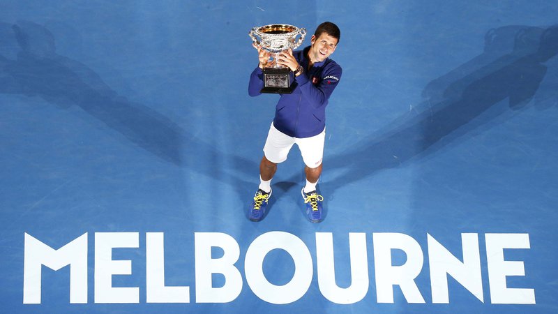 Fotografija: Novak Đoković bi v Avstraliji lovil rekordni 21. naslov na turnirjih za grand slam. FOTO: Jason Reed/Reuters
