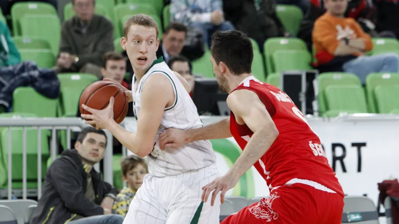 Fotografija: Miha Lapornik bo odslej igral v dvorani Leona Štuklja. FOTO: Leon Vidic/Delo