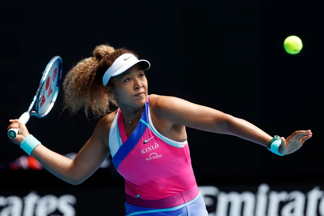 Naomi Osaka ni imela večjih težav v svojem uvodnem dvoboju v Melbournu. FOTO: Brandon Malone/AFP
