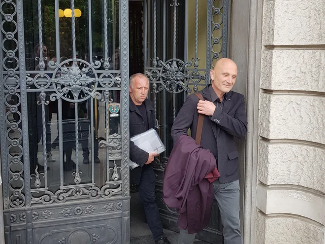 Za Gregorja Kavčiča je zagovornik Boštjan Penko predlagal izrek oprostilne sodbe. FOTO:&nbsp;Jure Predanič
