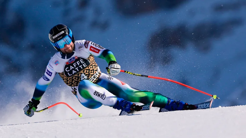 Fotografija: Martin Čater bo v Kitzbühlu napadel na vso moč. FOTO: Fabrice Coffrini/AFP
