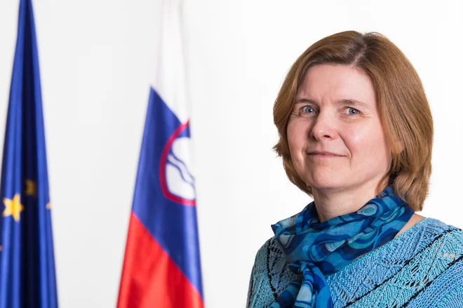 Kristina Šteblaj je diplomirala na Ekonomski fakulteti v Ljubljani in dokončala magistrski študij na Fakulteti za državne in evropske študije. FOTO: Ministrstvo za finance
