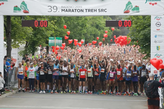 Prijavijo se lahko vsi, ki se želijo preizkusiti na maratonski, pol maratonski, 10 km in 5 kilometrski progi.&nbsp;FOTO: Arhiv Maratona treh src
