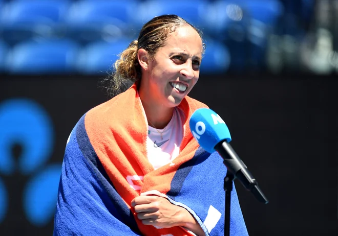 L'Américaine Madison Keys a percé parmi les huit premiers.  PHOTO : Morgan Sette / Reuters