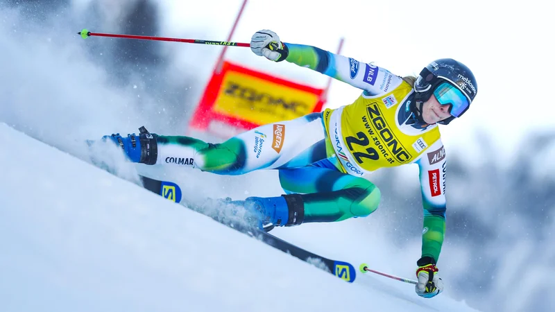 Fotografija: Ano Bucik jutri čaka veleslalom na Kronplatzu. FOTO: Matej Družnik/Delo
