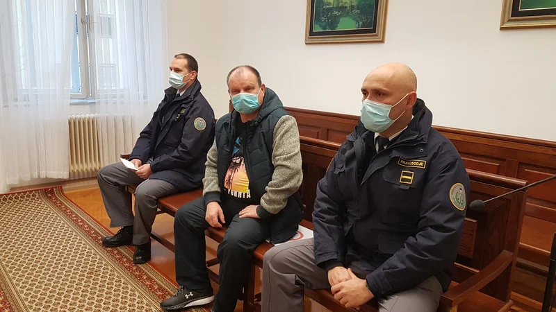 Fotografija: Štefana Mitrovića so pripeljali iz zapora na Dobu, kjer prestaja šestletno zaporno kazen. FOTO: Tanja Jakše Gazvoda