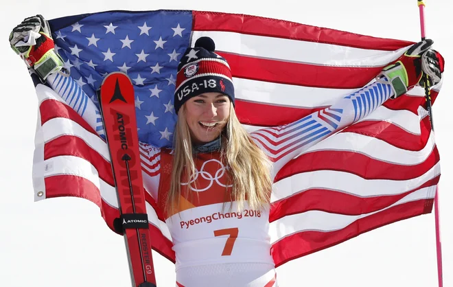 Mikaela Shiffrin ima tri olimpijske kolajne. FOTO: Jorge Silva/ Reuters
