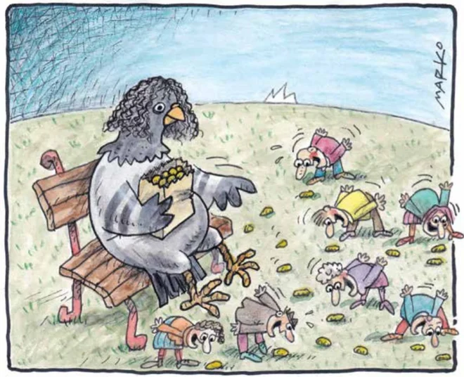 KARIKATURA:&nbsp;Marko Kočevar
