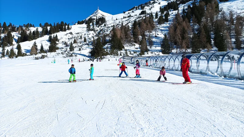 Fotografija: Za Obertauern je značilna najdebelejša zimska odeja v Avstriji. FOTO: Mitja Felc
