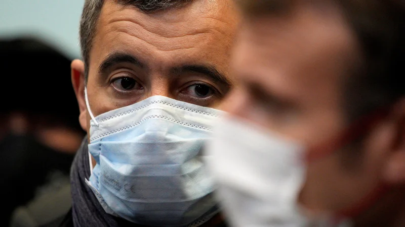 Fotografija: Notranji minister Gérald Darmanin je vstopil v vlado poleti 2020. FOTO: Reuters