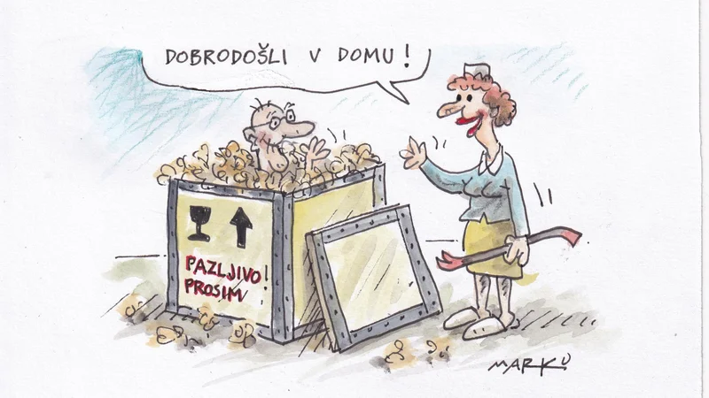 Fotografija: KARIKATURA: Marko Kočevar