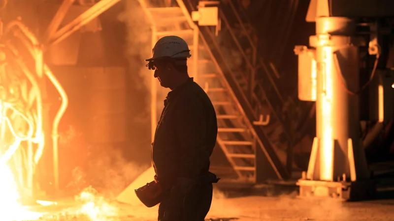 Fotografija: V Štore Steelu pravijo, da je bilo lani povpraševanje po naših izdelkih nadpovprečno, tako da jim v prvem polletju ni uspelo zadovoljiti vseh potreb kupcev. Foto Blaž Samec
